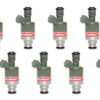 Set of 8 Reconditioned OEM 96-99 Cadillac / Oldsmobile 4.6L Fuel Injectors 17091728