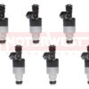 Set of 6 Reconditioned OEM 92-95 Isuzu Rodeo Trooper / Honda Passport 3.2L Fuel Injectors 17089625