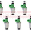 Set of 6 Reconditioned OEM 99-05 Suzuki Grand Vitara / Chevrolet Tracker 2.5L Fuel Injectors JS4J-5