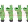 Set of 4 Reconditioned OEM 04-07 Mitsubishi Lancer 2.0L Fuel Injectors HDB250