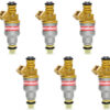Set of 6 Reconditioned OEM 86-93 BMW 3.5L Fuel Injectors 0280150714