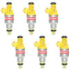 Set of 6 Reconditioned OEM 87-94 Volvo / Peugeot 2.8L 2.9L Fuel Injectors 0280150762