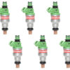 Set of 6 Reconditioned OEM 91-94 Mitsubishi / Dodge 3.0L Fuel Injectors INP-061