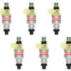 Set of 6 Reconditioned OEM 91-94 Mitsubishi / Dodge 3.0L Fuel Injectors INP-057