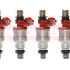 Set of 4 Reconditioned OEM 89-95 Toyota 2.4L Fuel Injectors 23250-35040