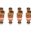 Set of 4 Reconditioned OEM 2000-2009 Saab 9-3 9-5 2.0L 2.3L Fuel Injectors 0280156023