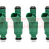 Set of 4 Reconditioned OEM 03-07 Mazda 3 / 5 / 6 / 2.3L Fuel Injectors 0280156193