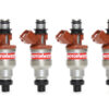 Set of 4 Reconditioned OEM 90-96 Mazda 323 MX-3 1.6L / 89-92 Daihatsu Charade 1.3L Fuel Injectors 195500-2120