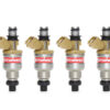 Set of 4 Reconditioned OEM 90-97 Mazda / Kia / Ford / Mercury 1.8L Fuel Injectors 195500-2180