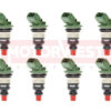 Set of 8 Reconditioned OEM 97-98 Jaguar XK8 / 98 XJ8 4.0L Fuel Injectors 96JV-AF