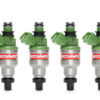 Set of 4 Reconditioned OEM 1995 1996 Mazda Protege 1.5L Fuel Injectors INP-484