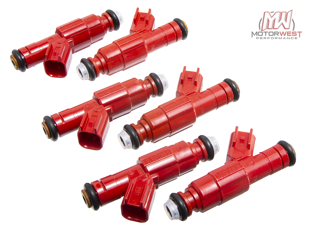 Genuine Bosch Fuel Injector Set x6 for 1999-2004 Jeep  MP241 0280156161  240cc 23lb 12-Hole Upgrade | MotorWest Performance, Inc.